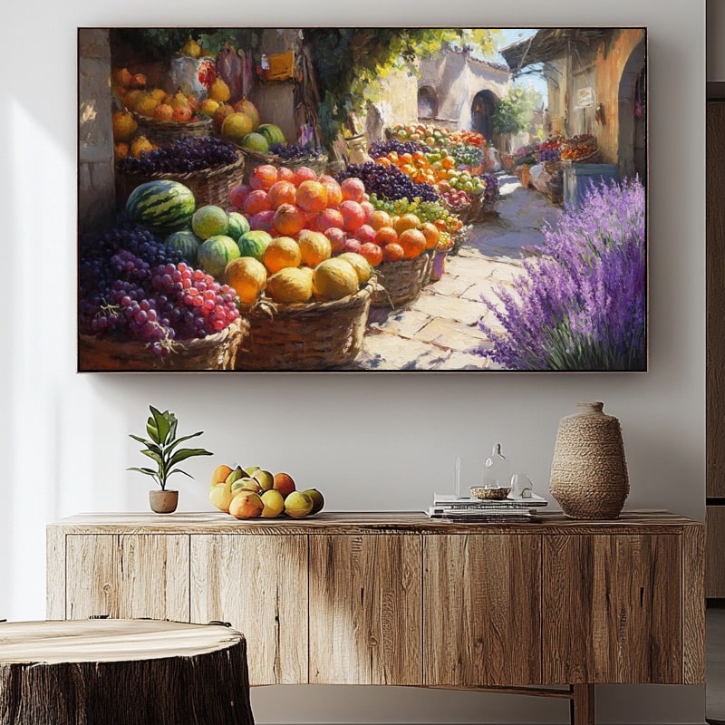 Fruit Market Painting