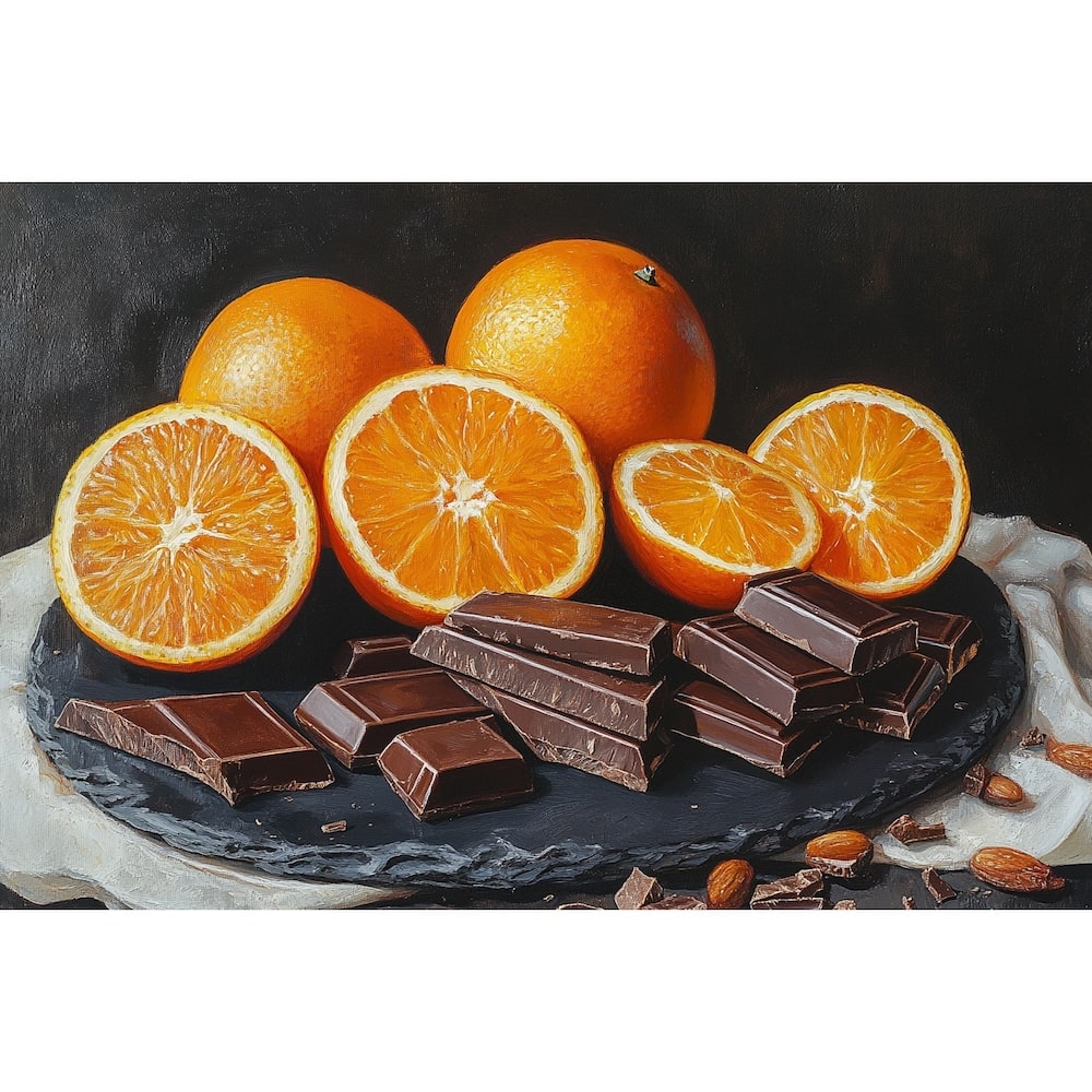 Orange Acrylic Canvas