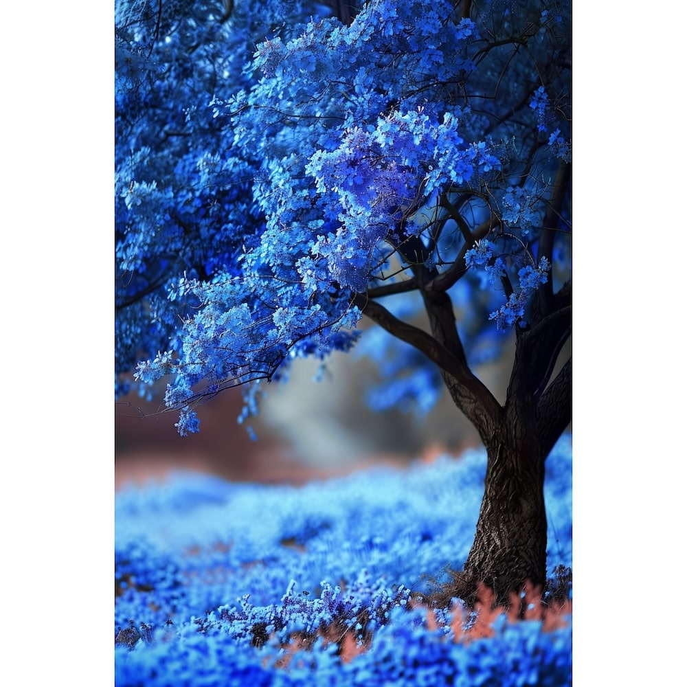 Blue Tree Painting
