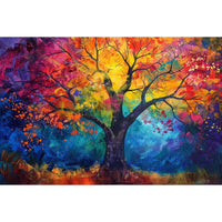 Thumbnail for Colourful Tree Canvas