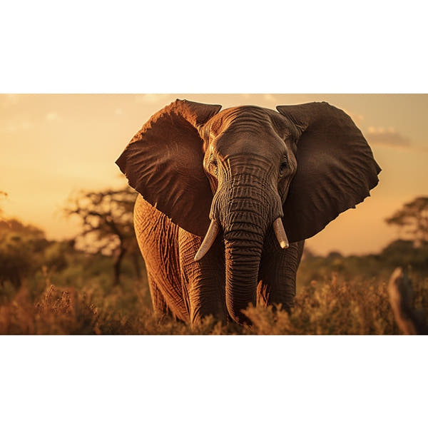African Elephant Painting