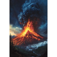 Thumbnail for Volcano Painting