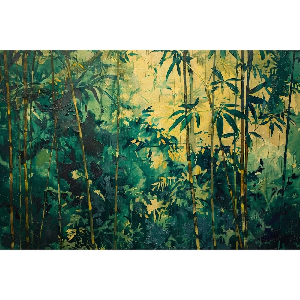 Bamboo Tree Acrylic Canvas