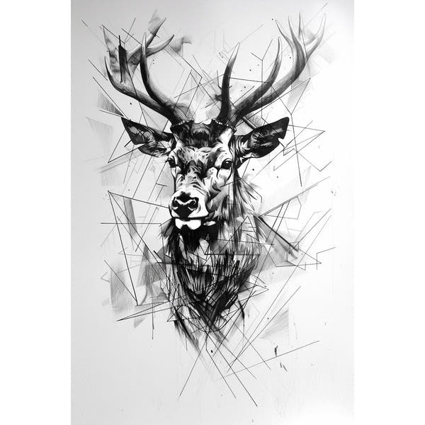 Deer Painting Canvas