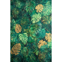 Thumbnail for Abstract Green Leaf Canvas