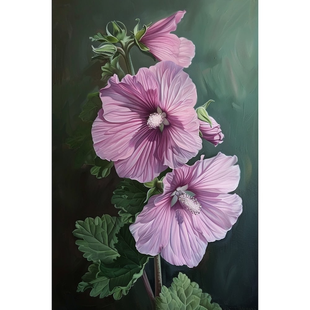 Purple Flower Acrylic Canvas