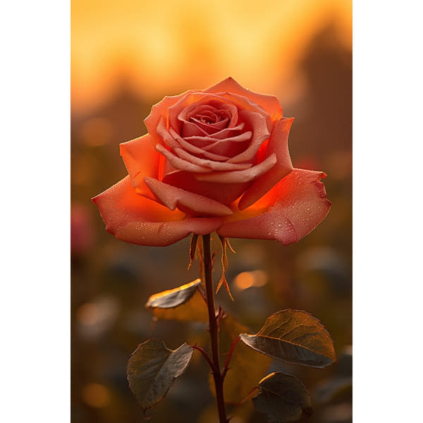 Rose Flower Canvas Picture