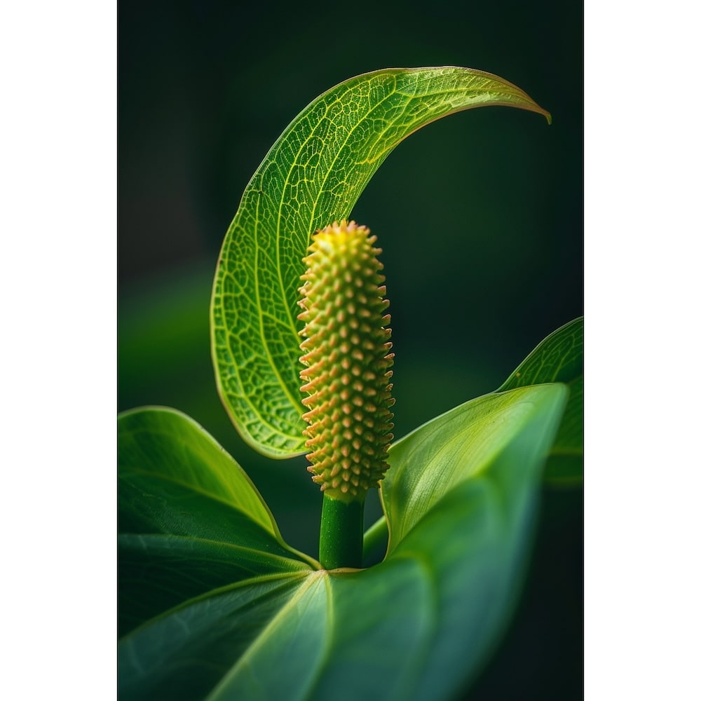 Green Flower Painting