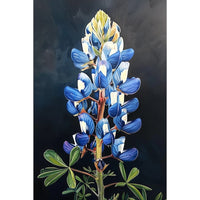 Thumbnail for Blue Flower Canvas on Canvas