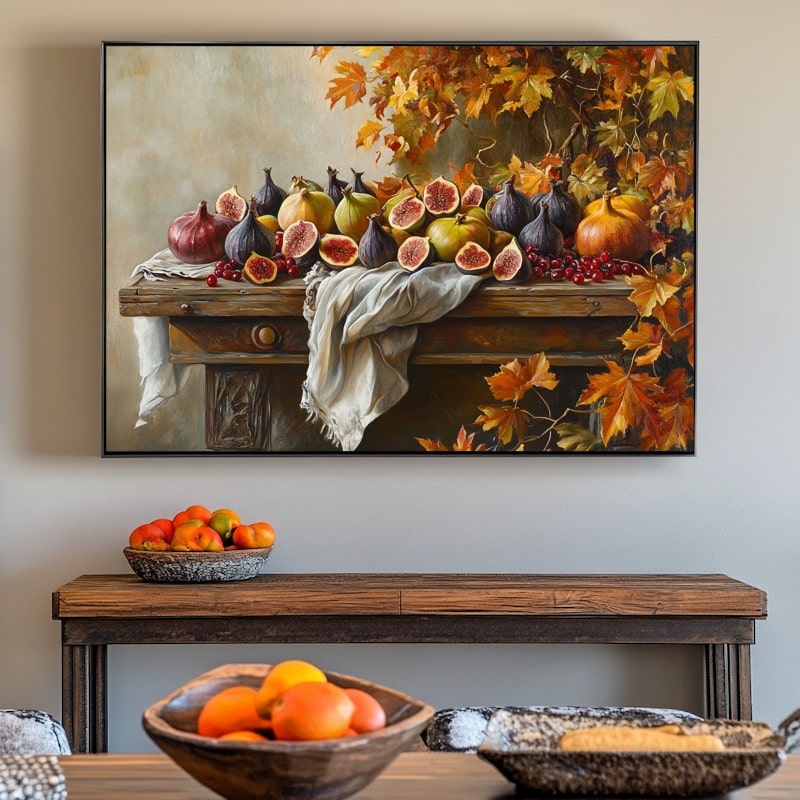 Vintage Fruit Oil Painting