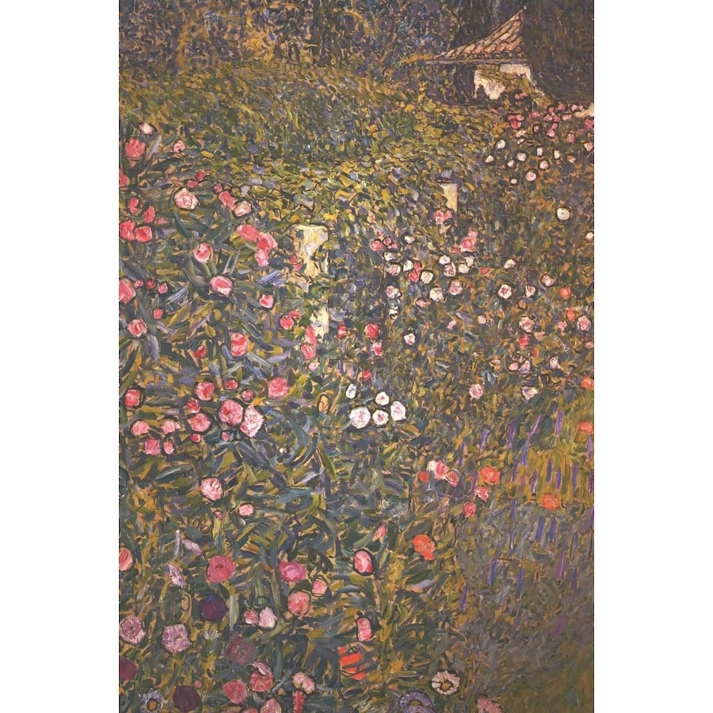 Gustav Klimt Flower Canvas
