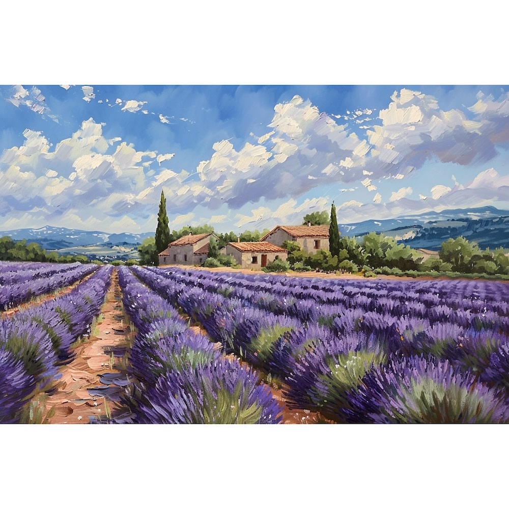 Lavender Fields Provence canvas