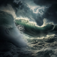 Thumbnail for Stormy Sea Canvas