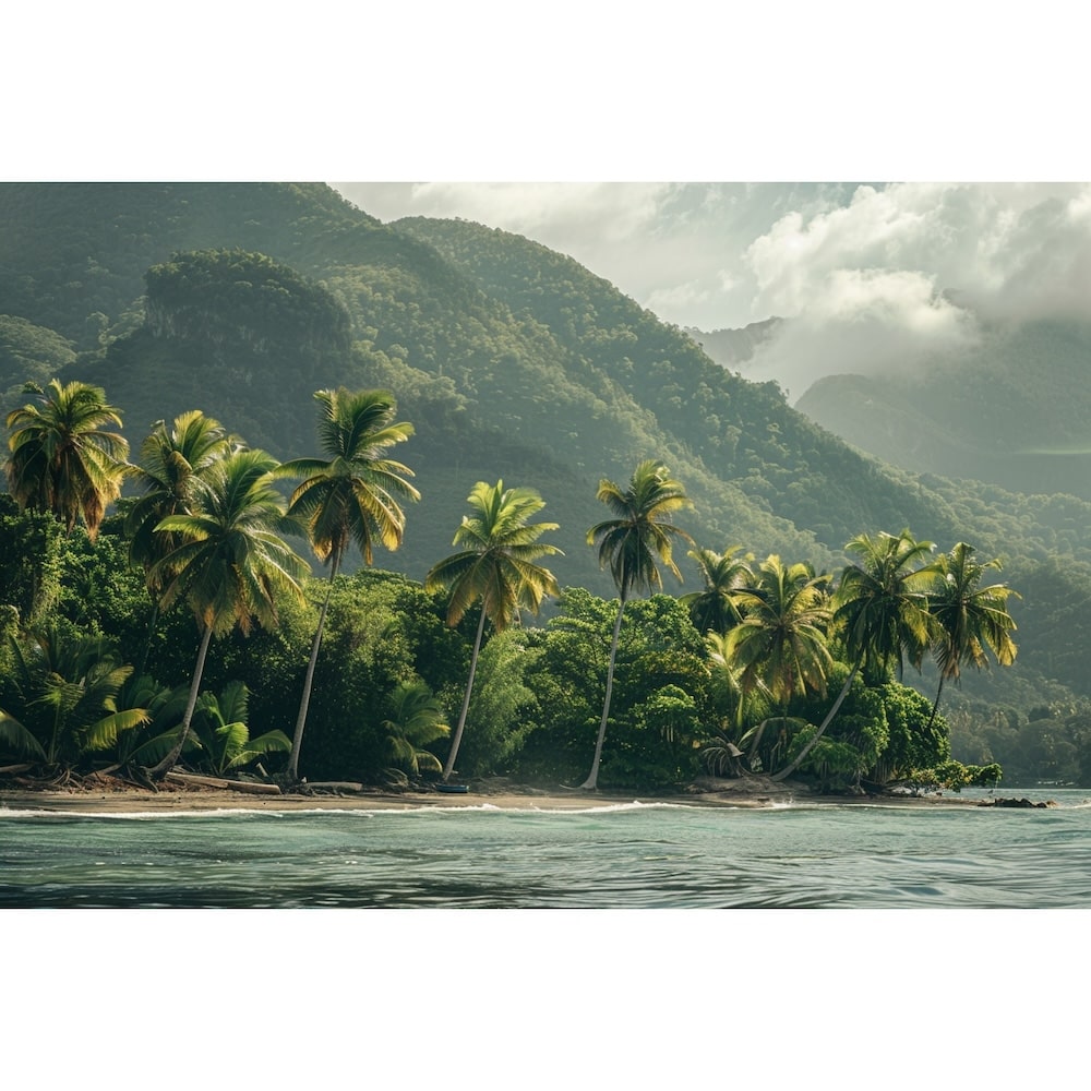 Caribbean Landscape Canvas
