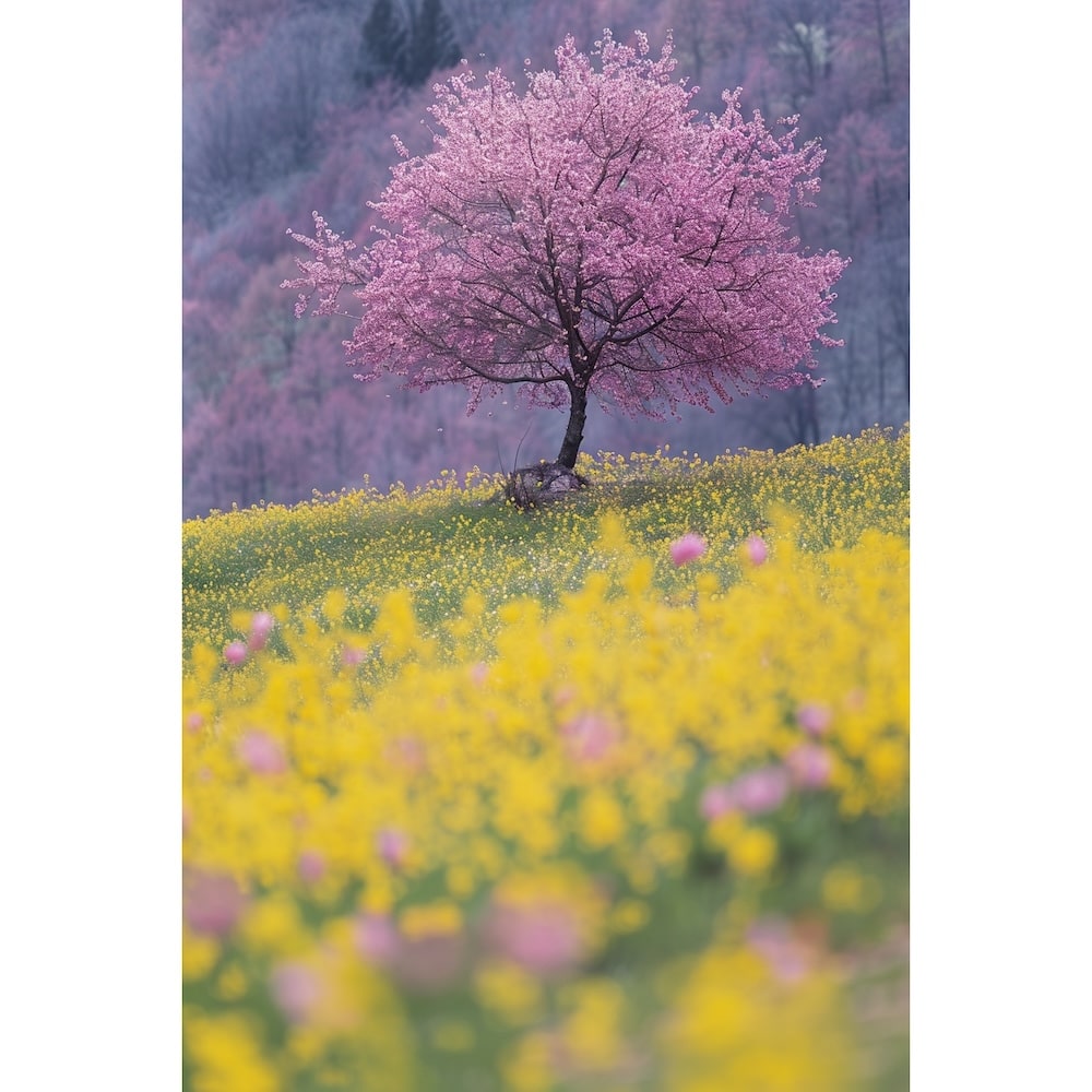 Floral Landscape Canvas