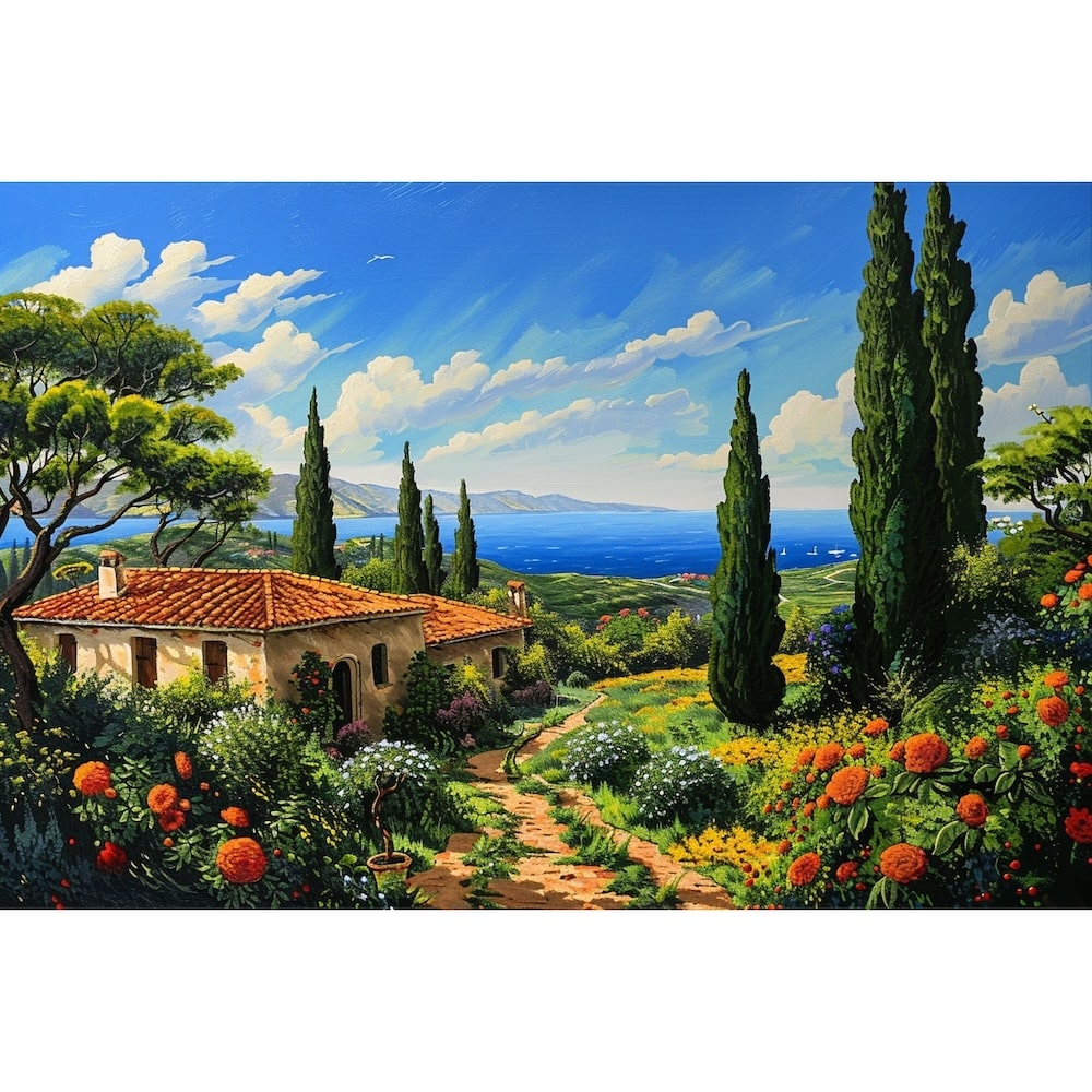 House in Provence Canvas