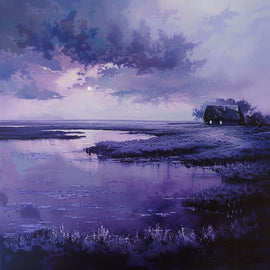 Purple Landscape Canvas 