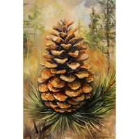 Thumbnail for Canvas with Pine Cone