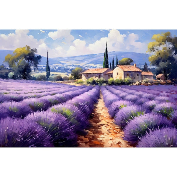 Lavender Flower Acrylic canvas