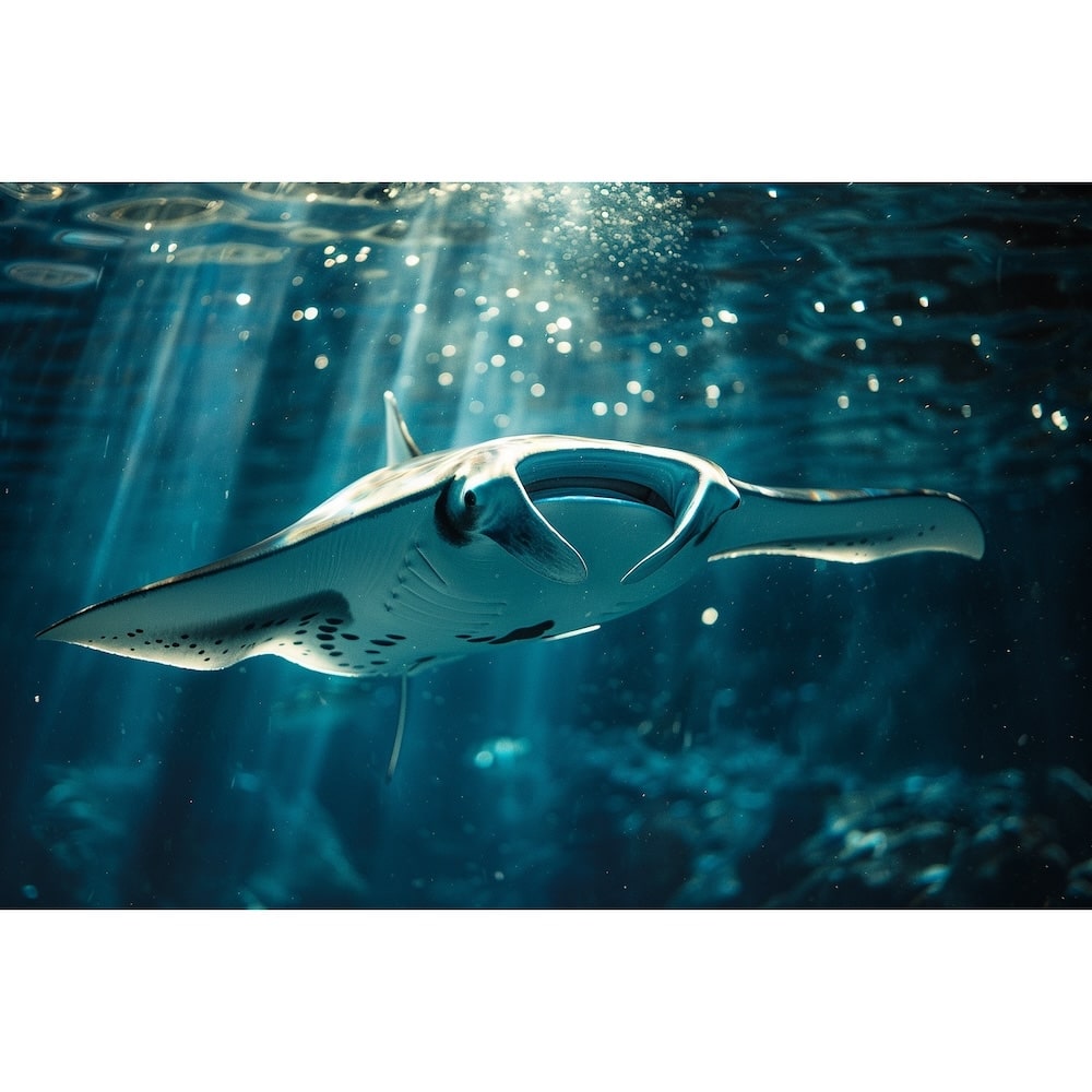 Manta Ray Canvas