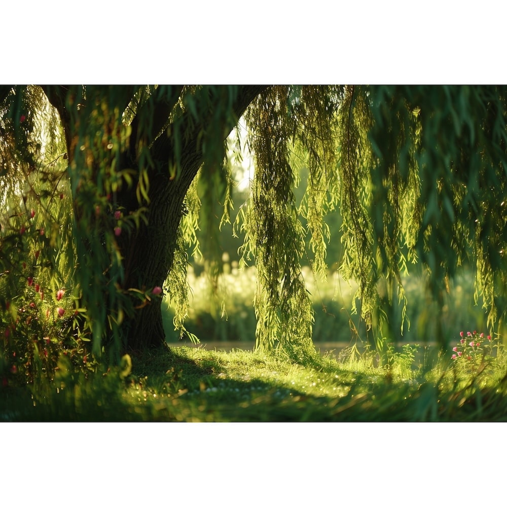 Weeping Willow Tree Canvas
