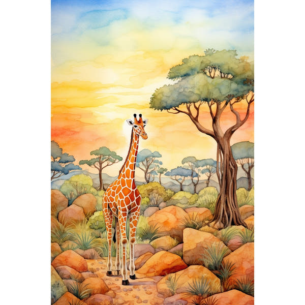 Ideal Savanna Landscape canvas