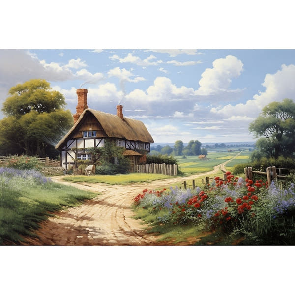 British Countryside Canvas