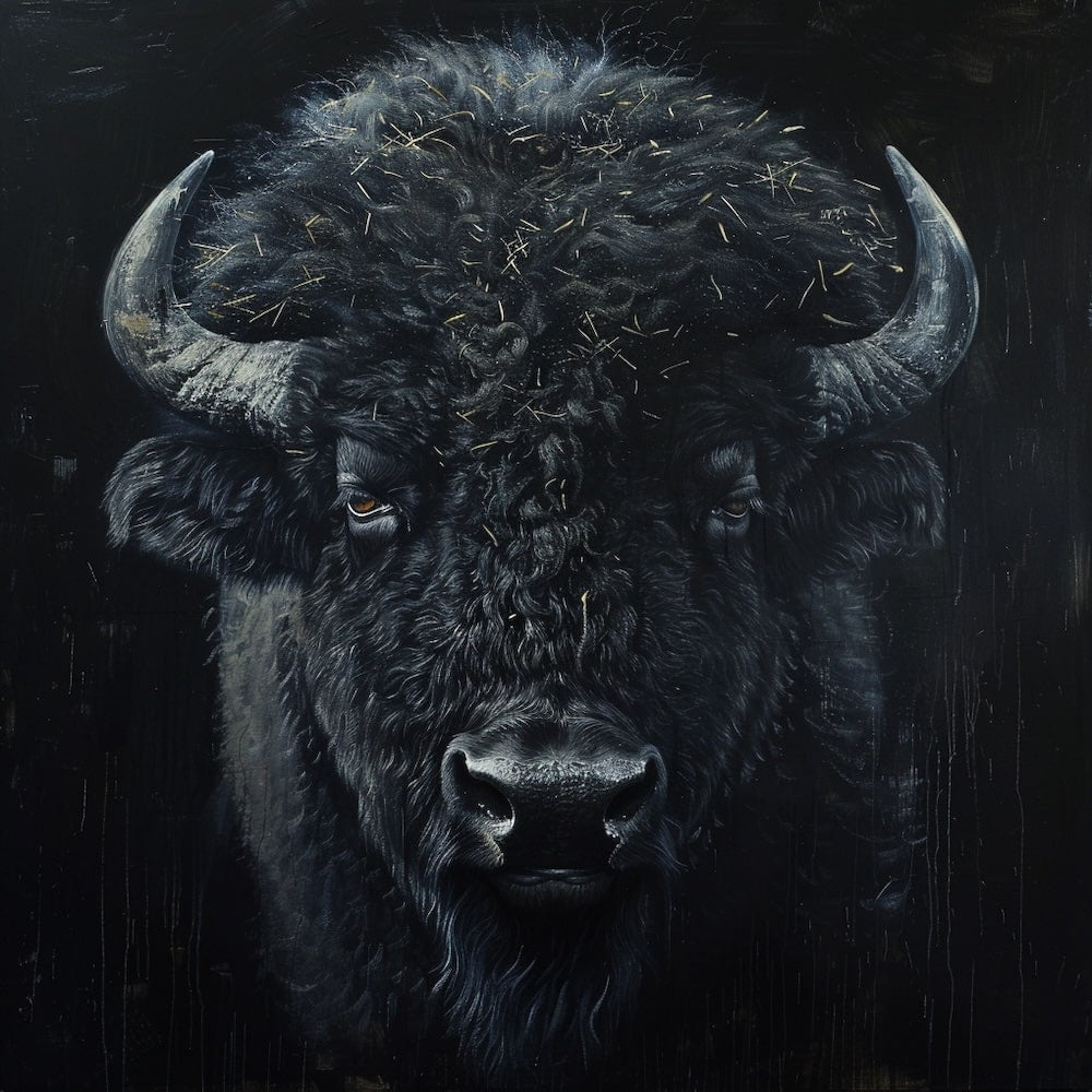 Buffalo Head Canvas
