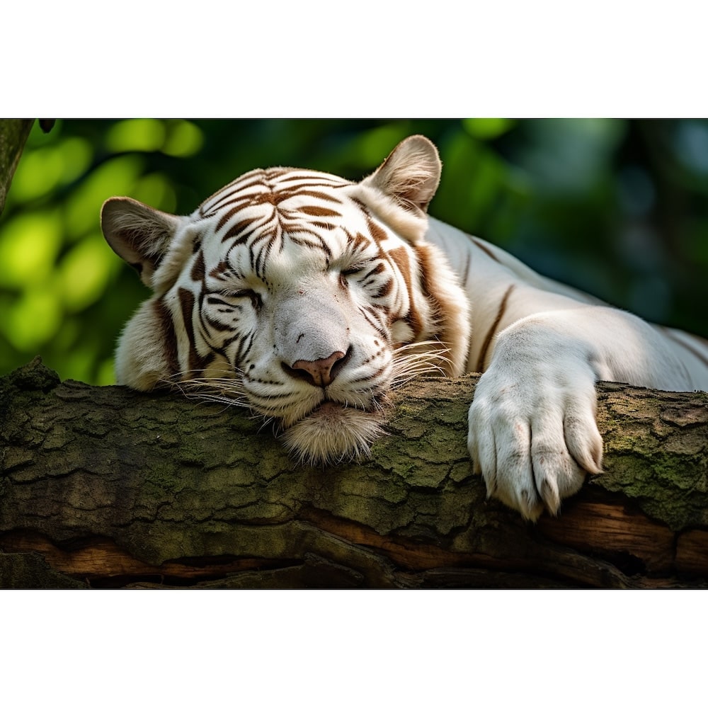 White Tiger Painting