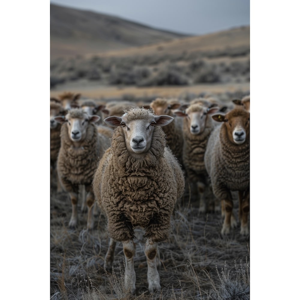 Flock of Sheep Canvas