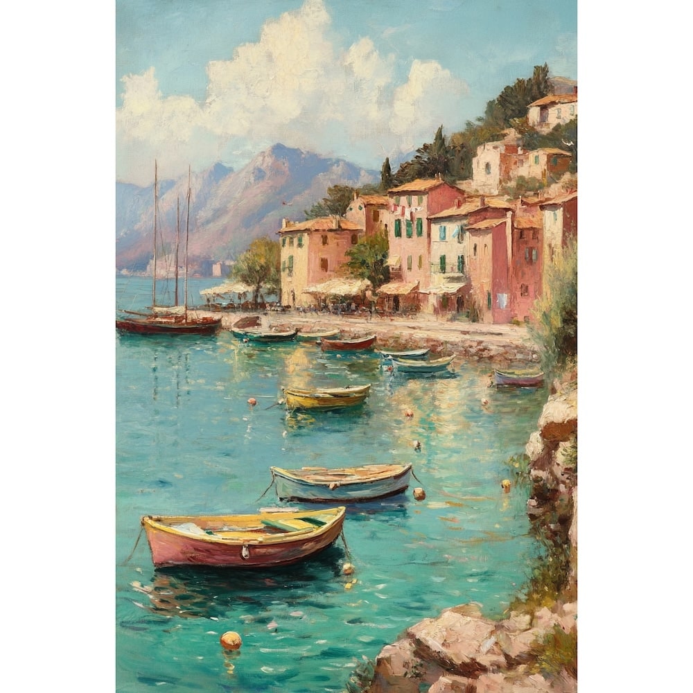 Town Landscape Canvas