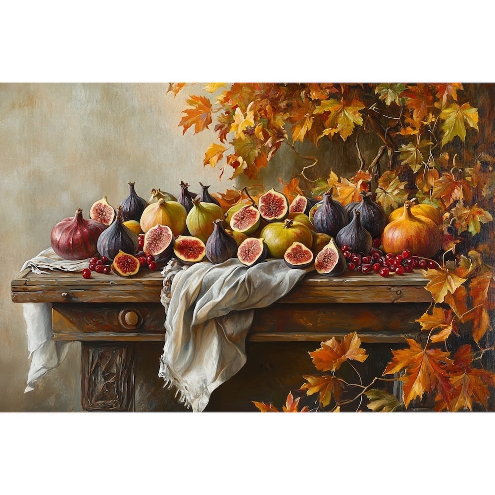 Vintage Fruit Oil Canvas