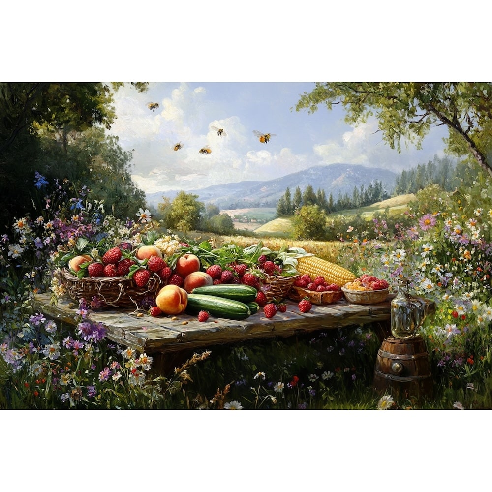 Vegetable and Fruit Canvas