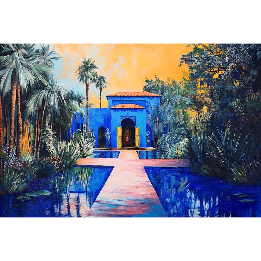 House Garden Canvas