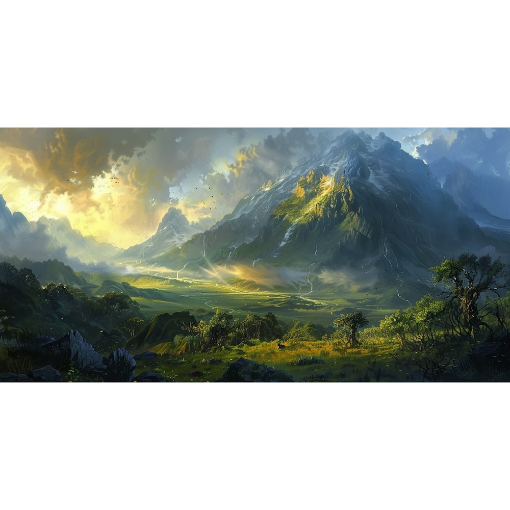 Acrylic Canvas of a Landscape