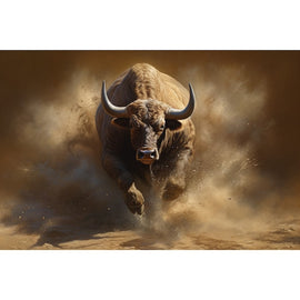 Running Bull Canvas