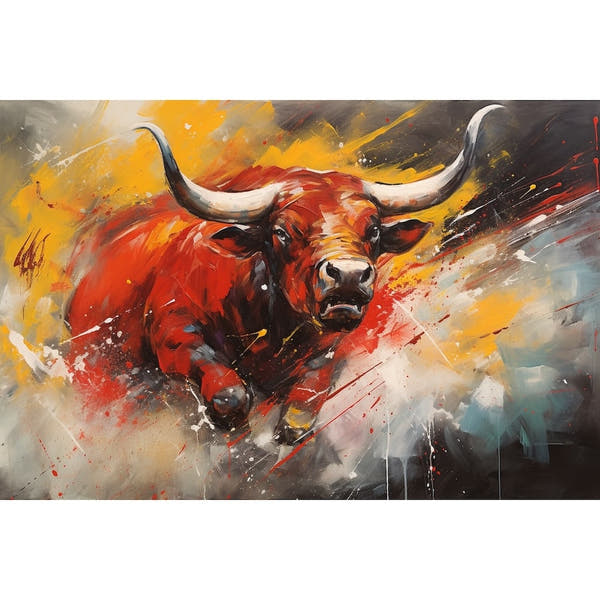 Large Bull Painting
