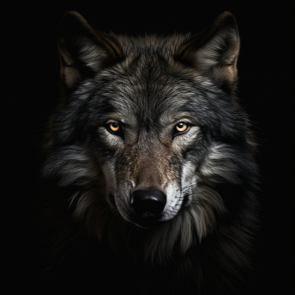 Wolf Face Canvas