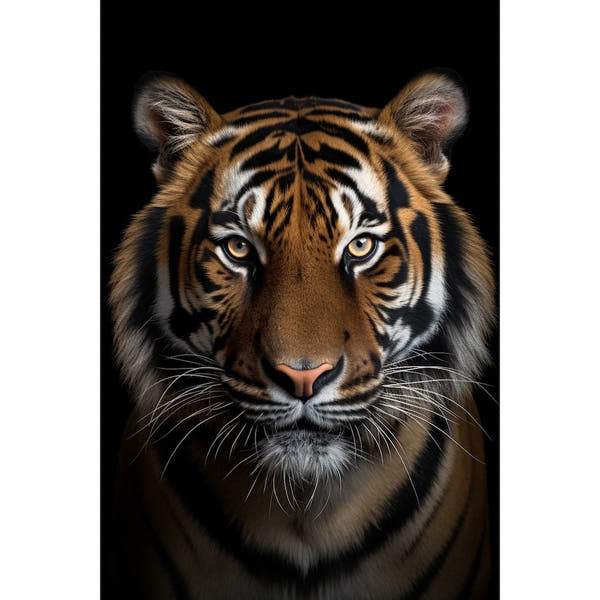 Canvas of Tiger Head