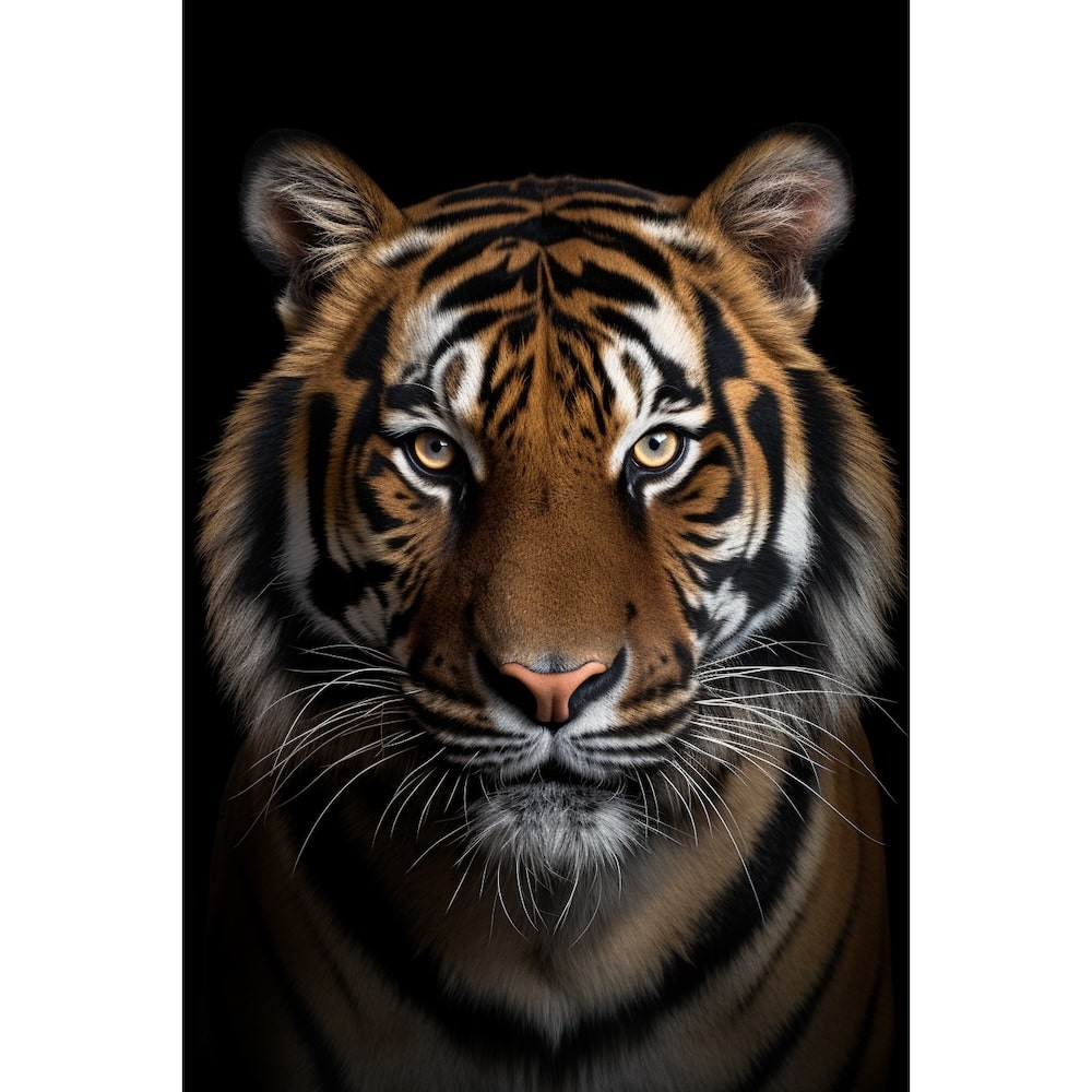 Canvas of Tiger Head