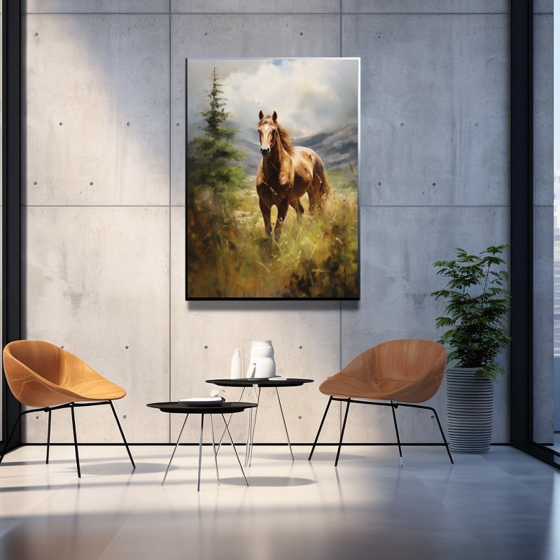Horse Painting Canvas