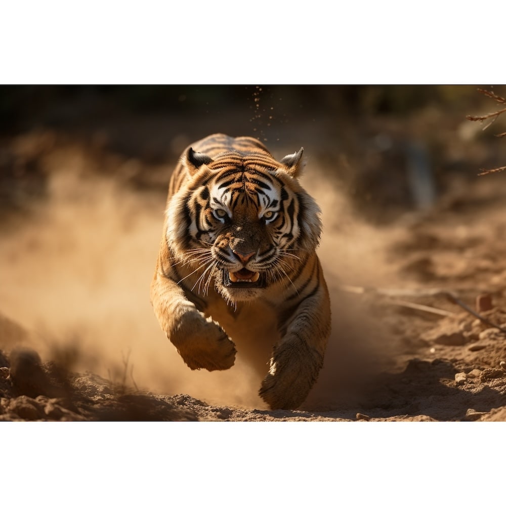 Angry Tiger Canvas