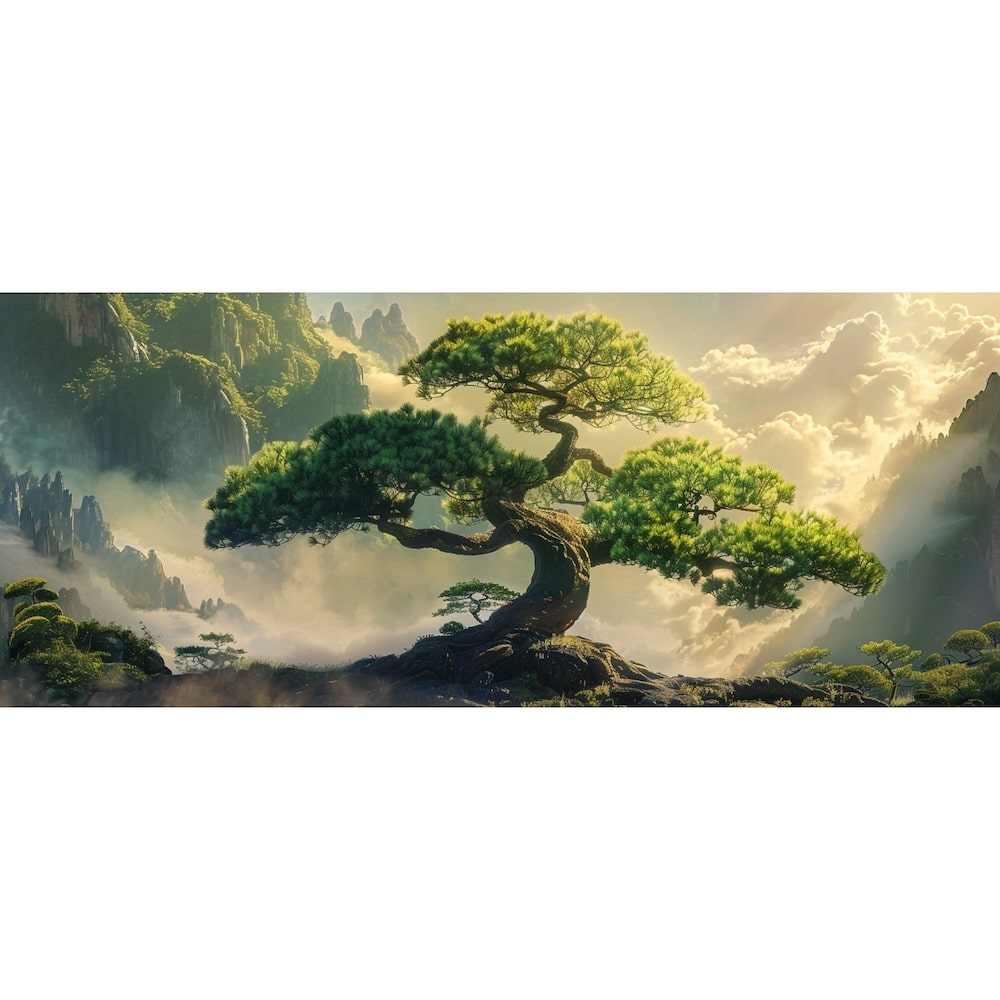 3 Piece Tree Painting Art