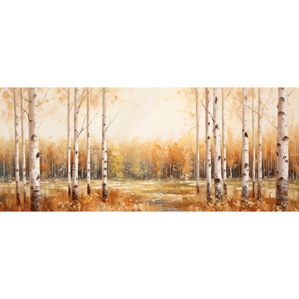 Birch Trees Wall Canvas