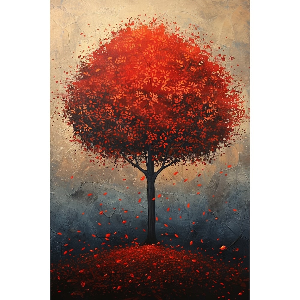 Red Tree Canvas