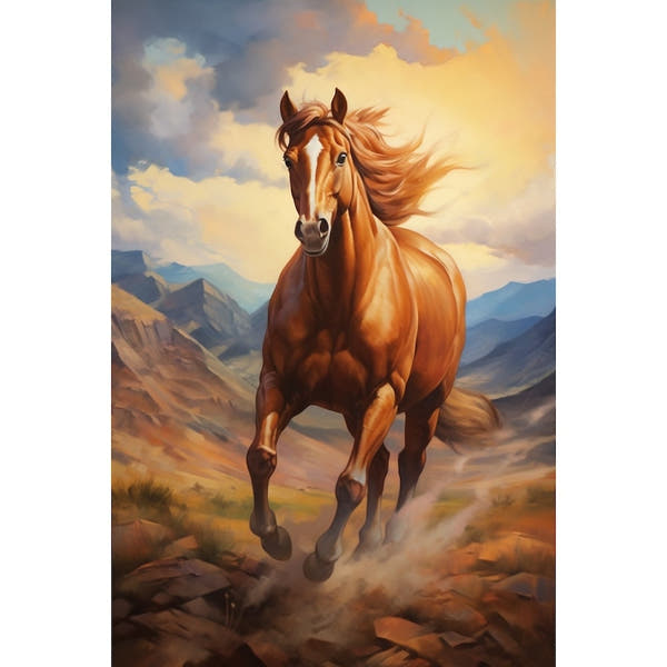 Contemporary Horse Canvas