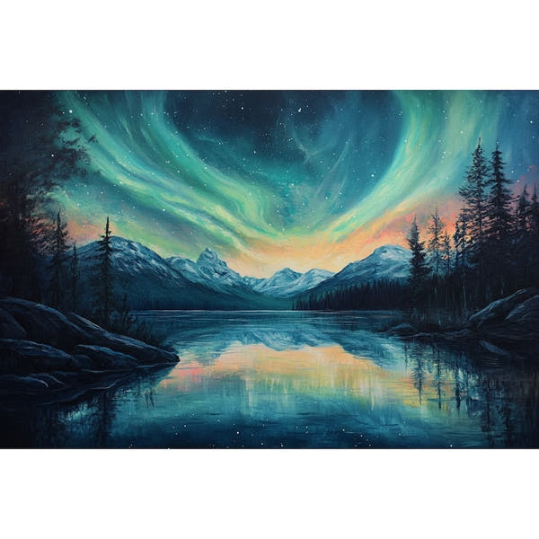Northern Lights Acrylic Canvas