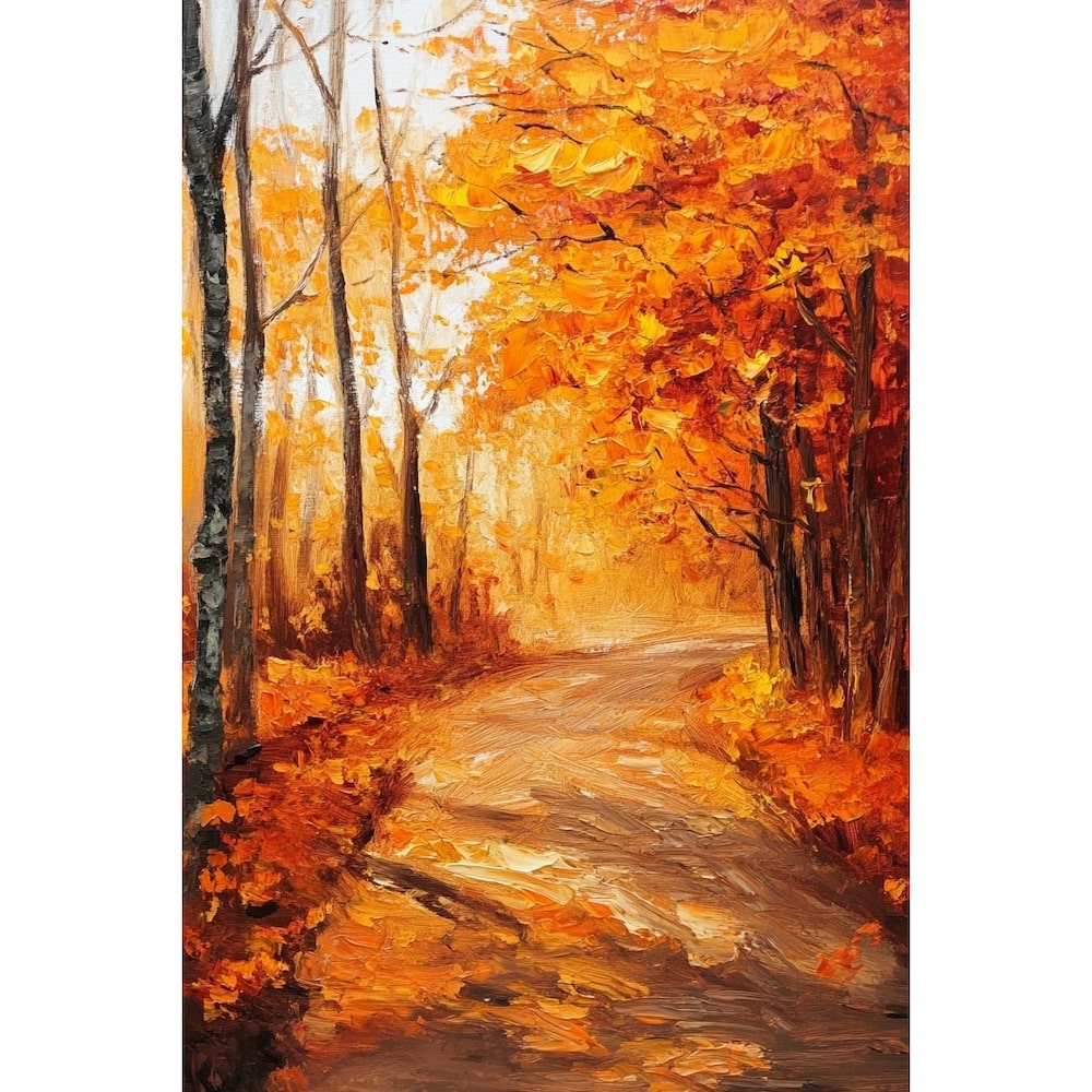 Autumn Abstract canvas