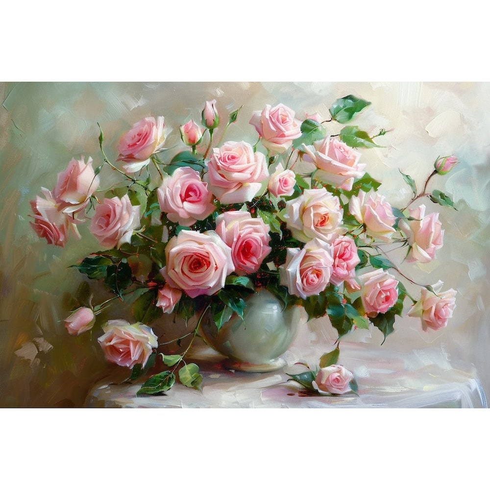 Roses Bouquet Canvas