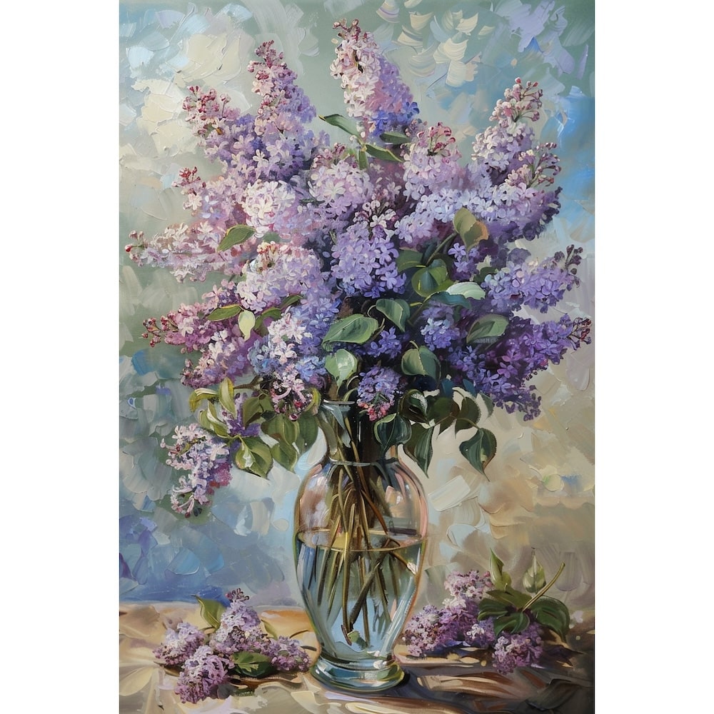 Lilac Acrylic Canvas